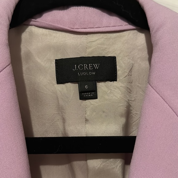 J. Crew Light Lavender Blazer - Size 6 - Picture 3 of 3